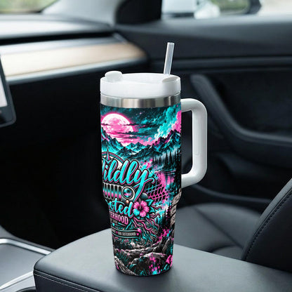 40 oz Tumbler With Handle Printed in USA